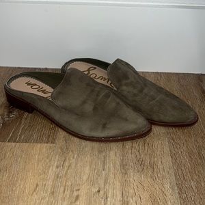 Army Green Sam Edelman Slip ons